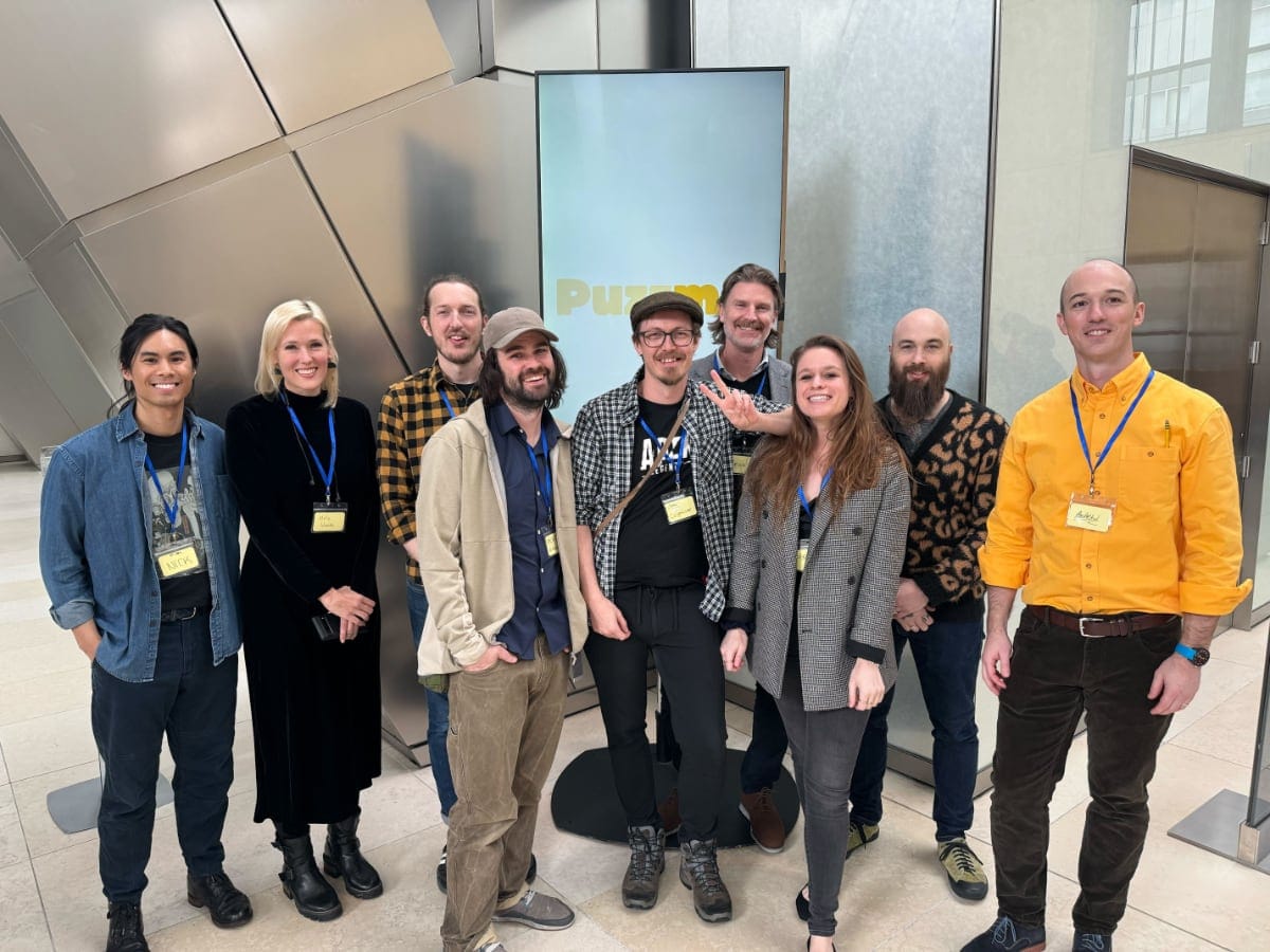 Almost the entire team (sans Gary)